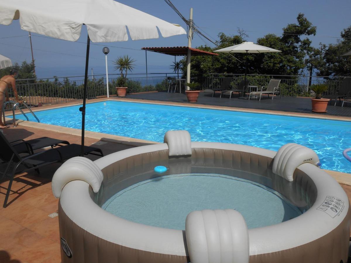 Al Villino Sunshine In Villa Con Piscina Ed Idromassaggio SantʼAlfio المظهر الخارجي الصورة