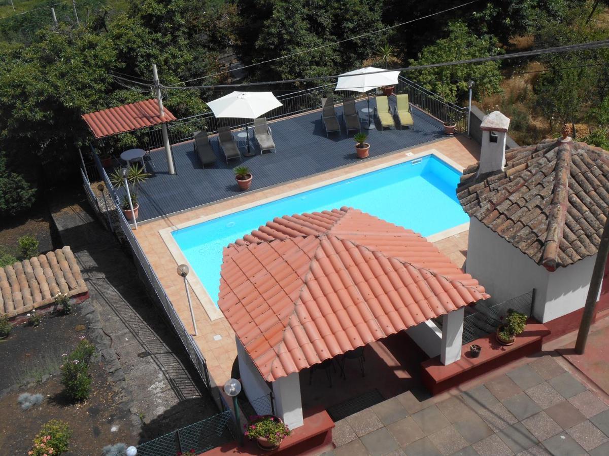 Al Villino Sunshine In Villa Con Piscina Ed Idromassaggio SantʼAlfio المظهر الخارجي الصورة
