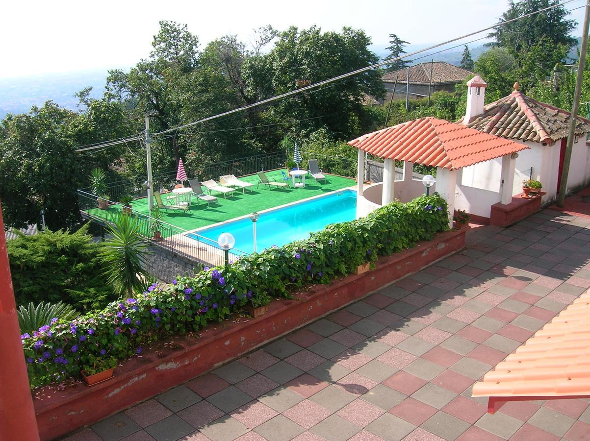 Al Villino Sunshine In Villa Con Piscina Ed Idromassaggio SantʼAlfio المظهر الخارجي الصورة